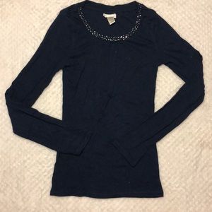 Navy blue shirt